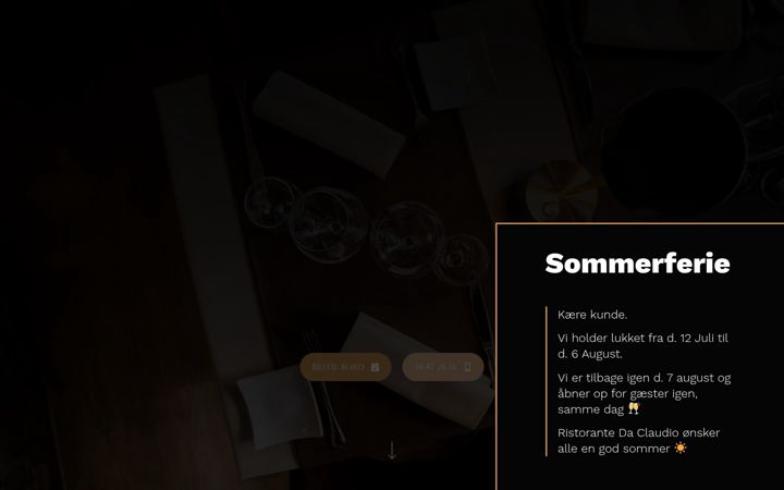 Screenshot of da-claudio.dk