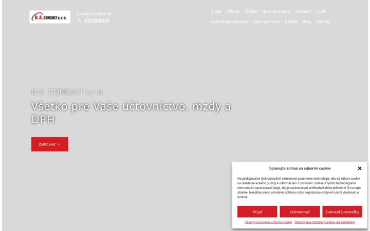 Screenshot of da-consult.sk
