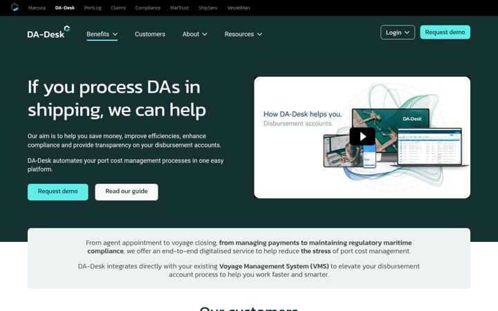 Screenshot of da-desk.com