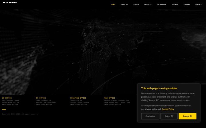 Screenshot of da-dex.com