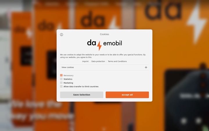 Screenshot of da-emobil.com