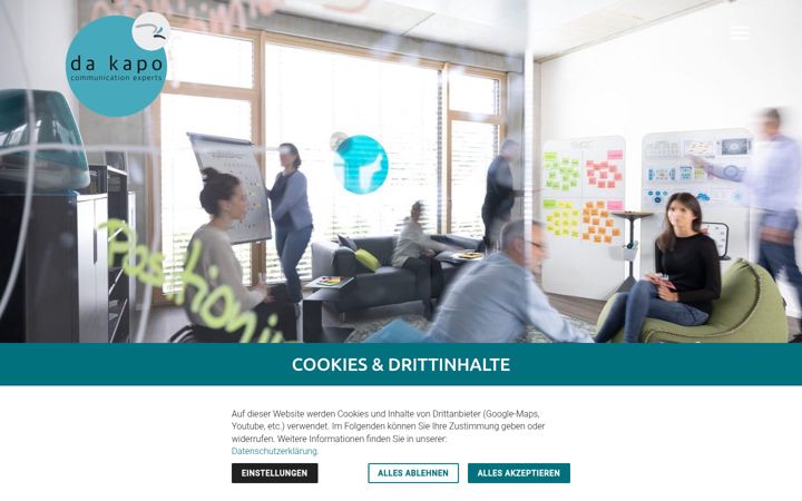 Screenshot of da-kapo.de