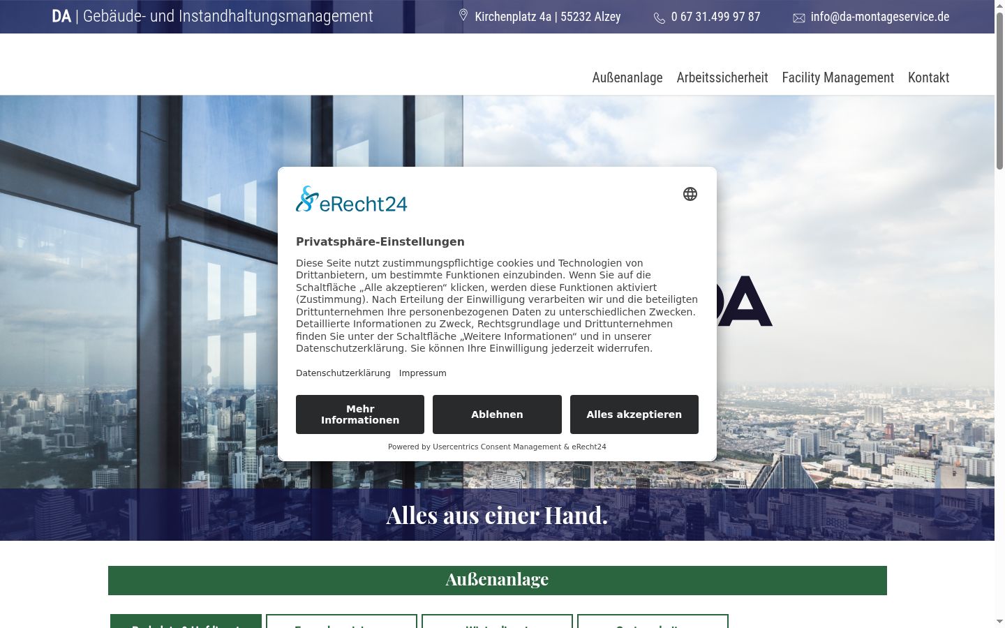 Zrzut ekranu banera zgody wyświetlanego przed jakąkolwiek interakcją