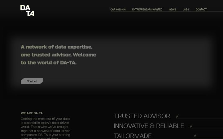 Screenshot van da-ta.be