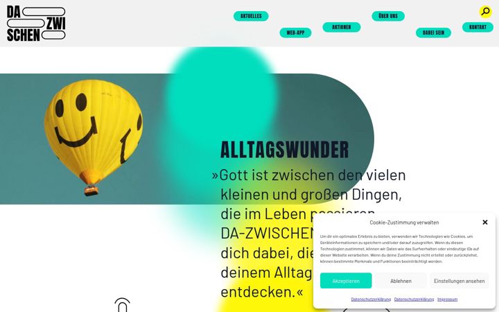 Screenshot of da-zwischen.community
