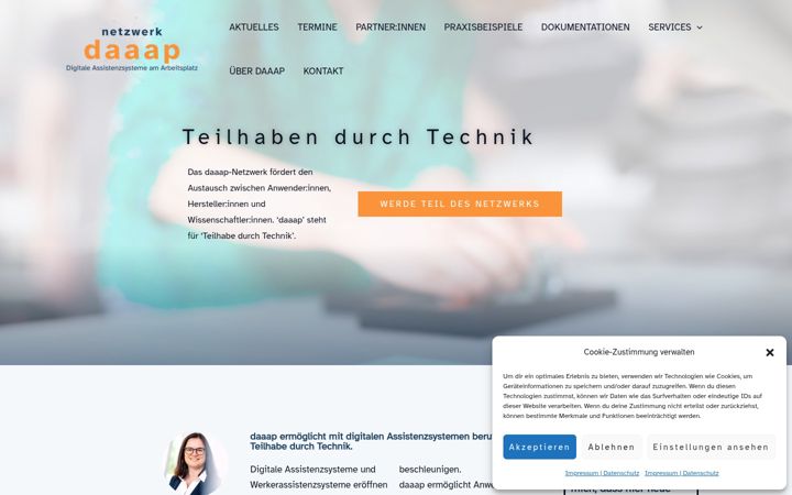 Zrzut ekranu daaap.net