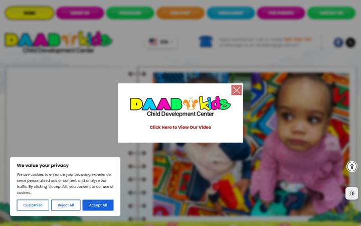 Screenshot of daabkids.com
