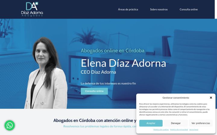 Screenshot of daabogados.es