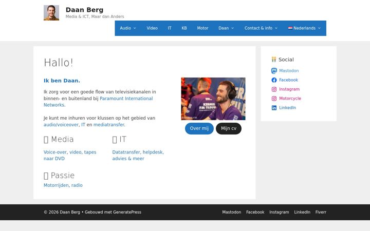Zrzut ekranu daanberg.net
