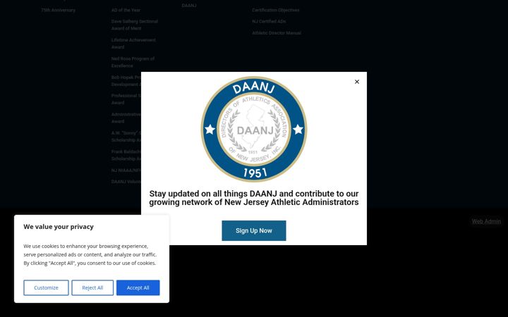 Screenshot of daanj.org
