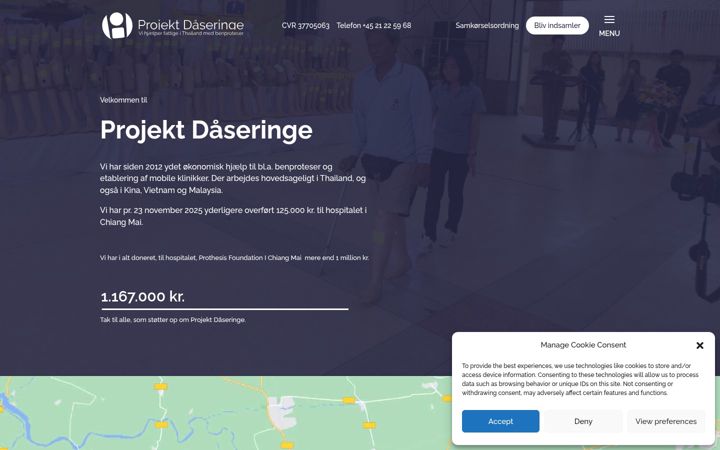 Screenshot of daaseringe.dk