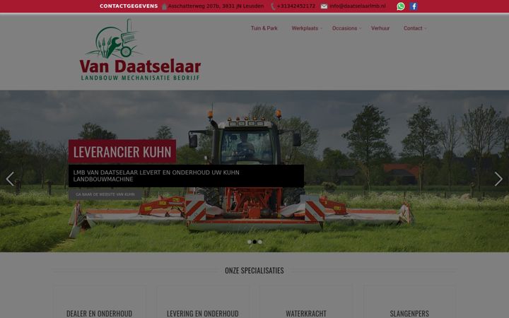 Screenshot of daatselaarlmb.nl