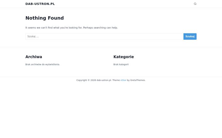 Screenshot of dab-ustron.pl