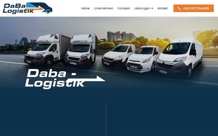 Screenshot of daba-logistik.de