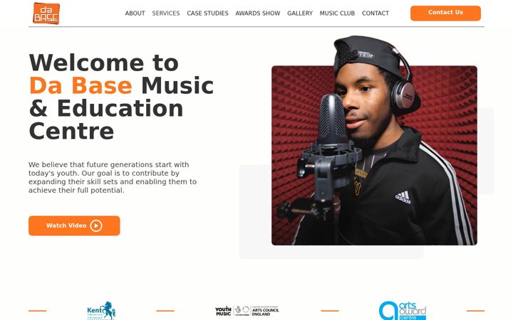 Screenshot of dabasemusic.co.uk