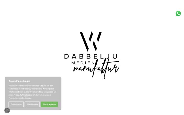 Screenshot of dabbelju-medienmanufaktur.de
