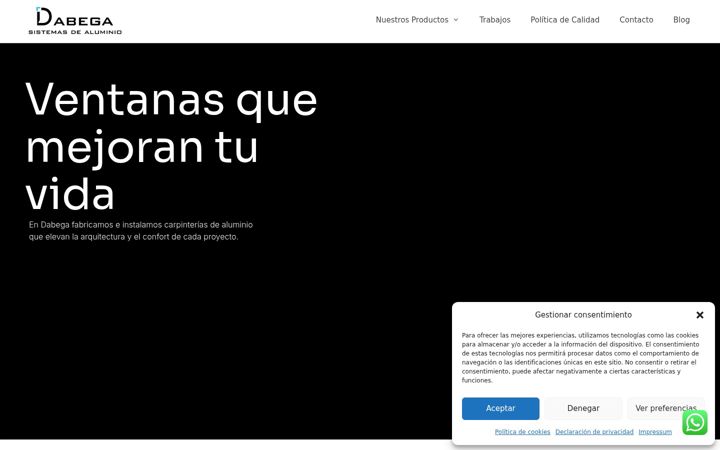 Screenshot of dabega.es