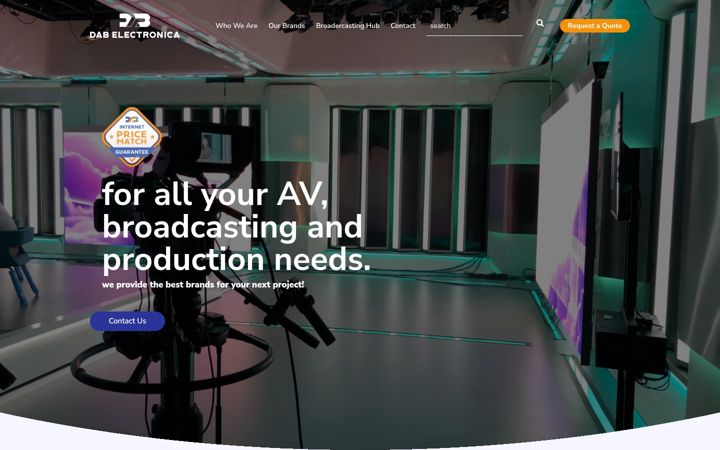 Screenshot of dabelec.com