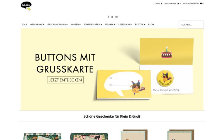 Screenshot of dabelino.de