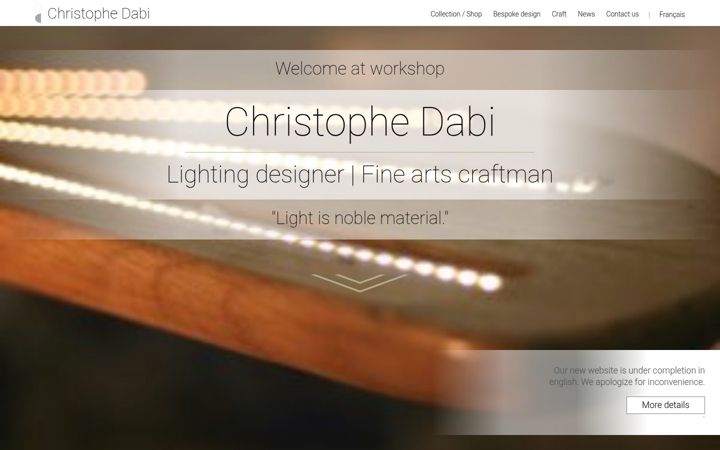 Screenshot of dabidesign.fr