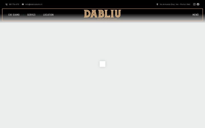 Snimka zaslona za dabliubistro.it