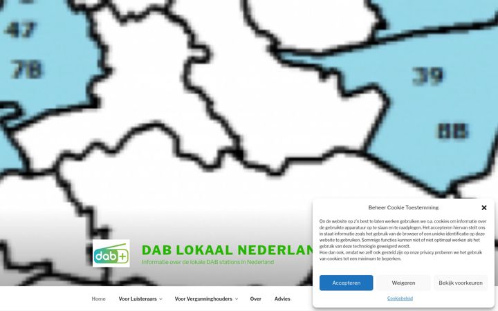 Screenshot of dablokaal.nl