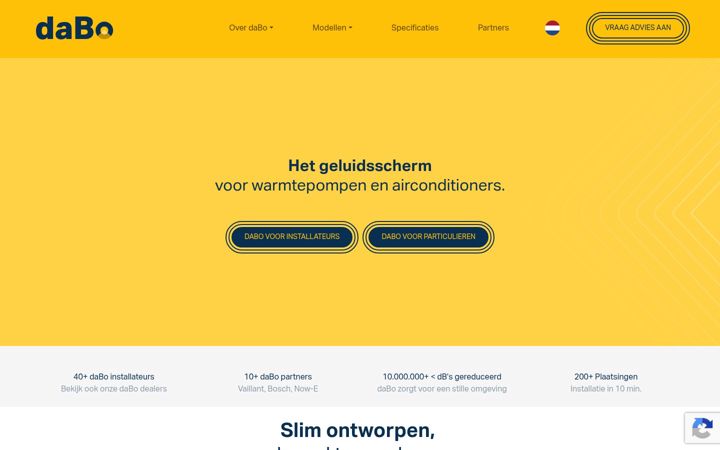 Screenshot of dabo-solutions.com