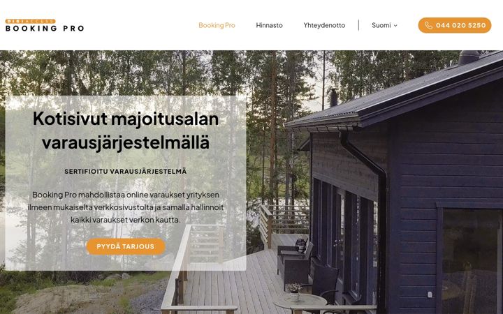 Screenshot di dabooking.fi