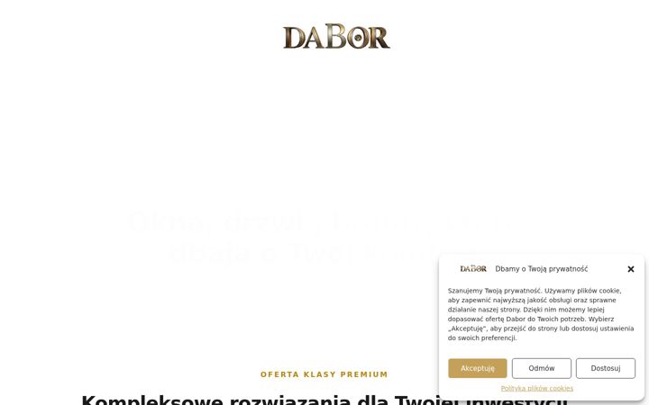 Screenshot of dabor.com.pl