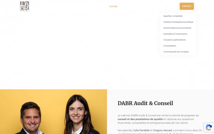 Screenshot of dabraudit.com