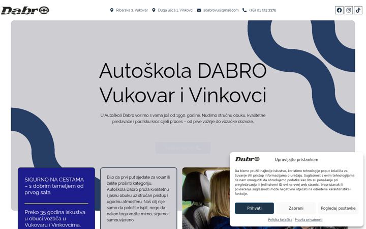Snimka zaslona za dabro.hr