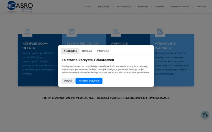 Screenshot of dabrowent.pl