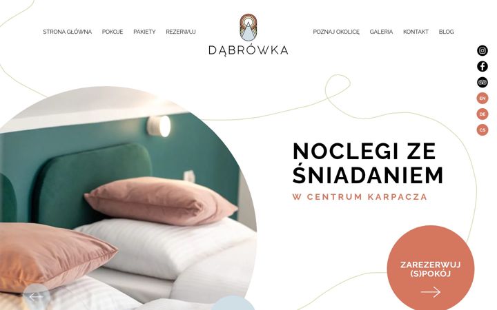 Screenshot of dabrowka.karpacz.pl