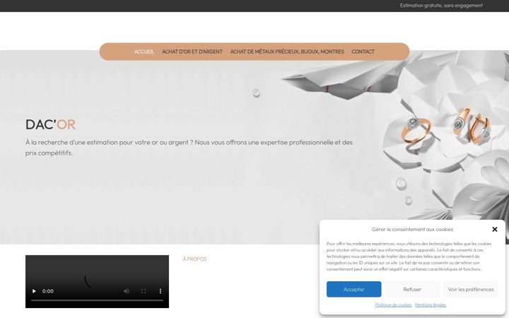 Screenshot of dac-or.fr