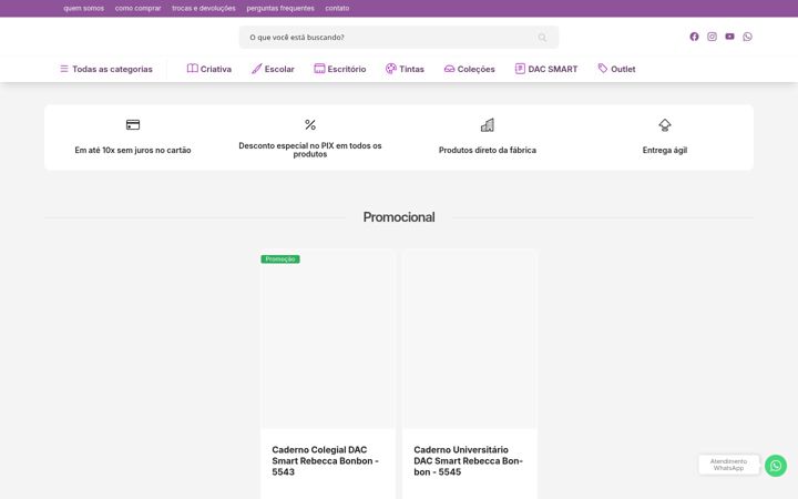 Screenshot van dac.com.br