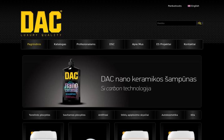 Screenshot di dac.lt