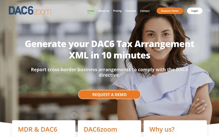 Screenshot of dac6zoom.com