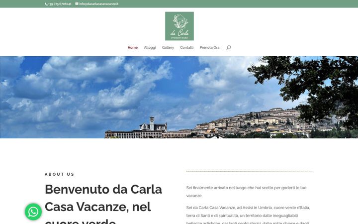 Screenshot of dacarlacasavacanze.it