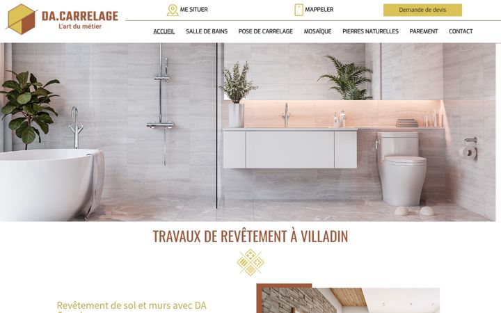 Screenshot of dacarrelage.fr