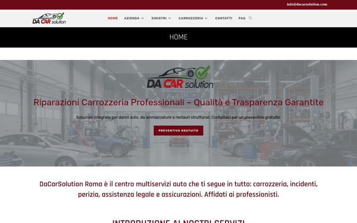 Screenshot of dacarsolution.com