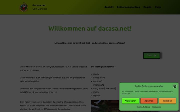 Zrzut ekranu dacasa.net