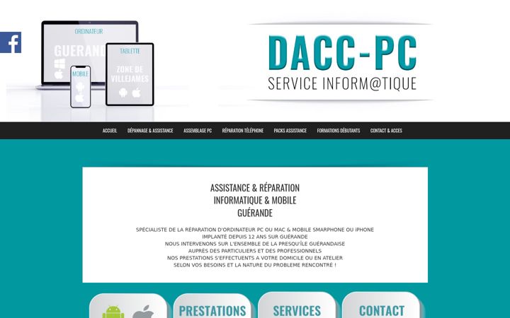 Screenshot of dacc-pc-informatique.fr
