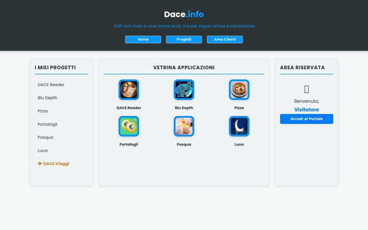 Screenshot van dace.info