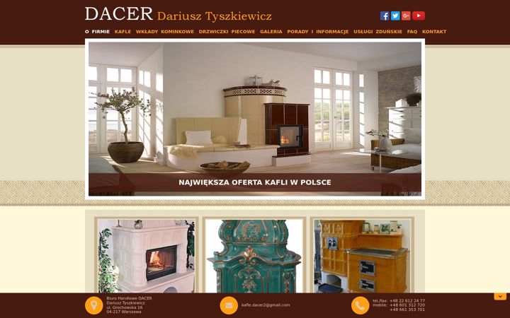 Screenshot of dacer.pl