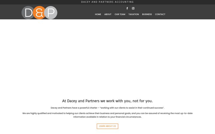 Ekraanipilt saidist daceypartners.com.au