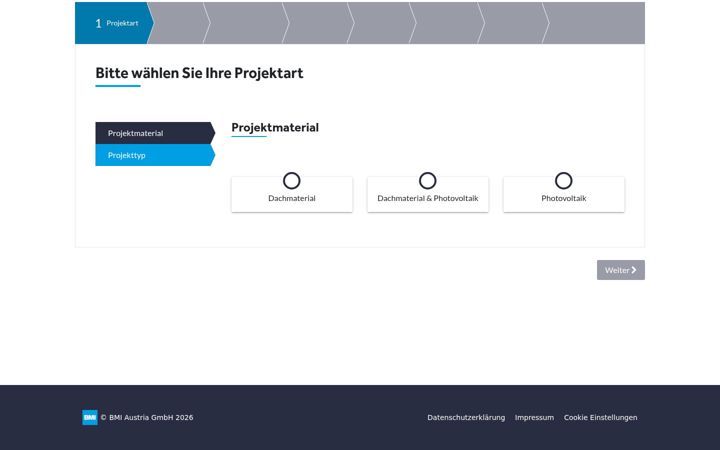 Screenshot of dach-angebotsgenerator.at
