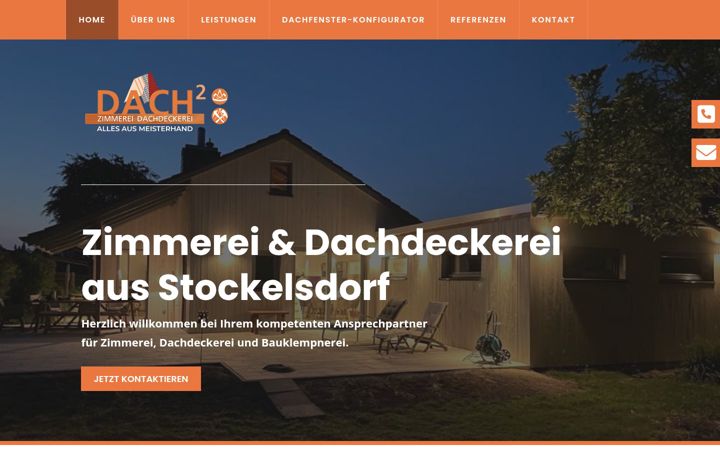 Screenshot of dach-hoch2.de