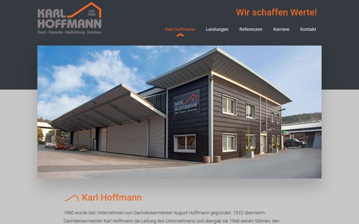 Screenshot of dach-hoffmann.de