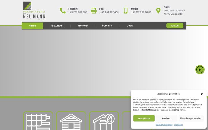 Screenshot of dach-neumann.de