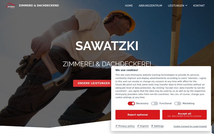 Screenshot of dach-owl.de